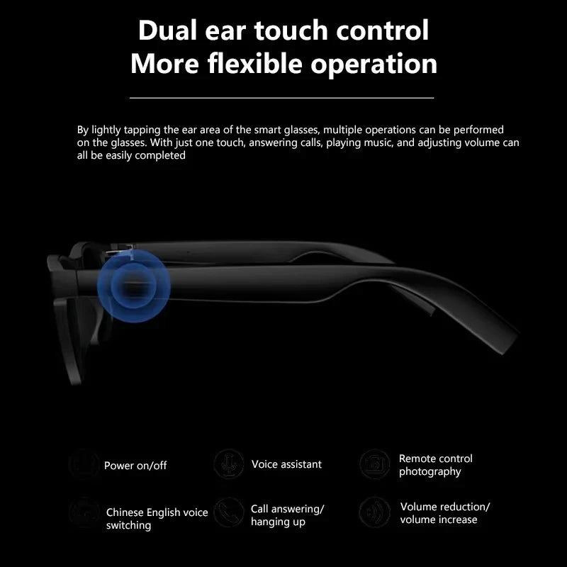 Okulary lenovo ai smart camera – bezdotykowe nagrywanie na żywo