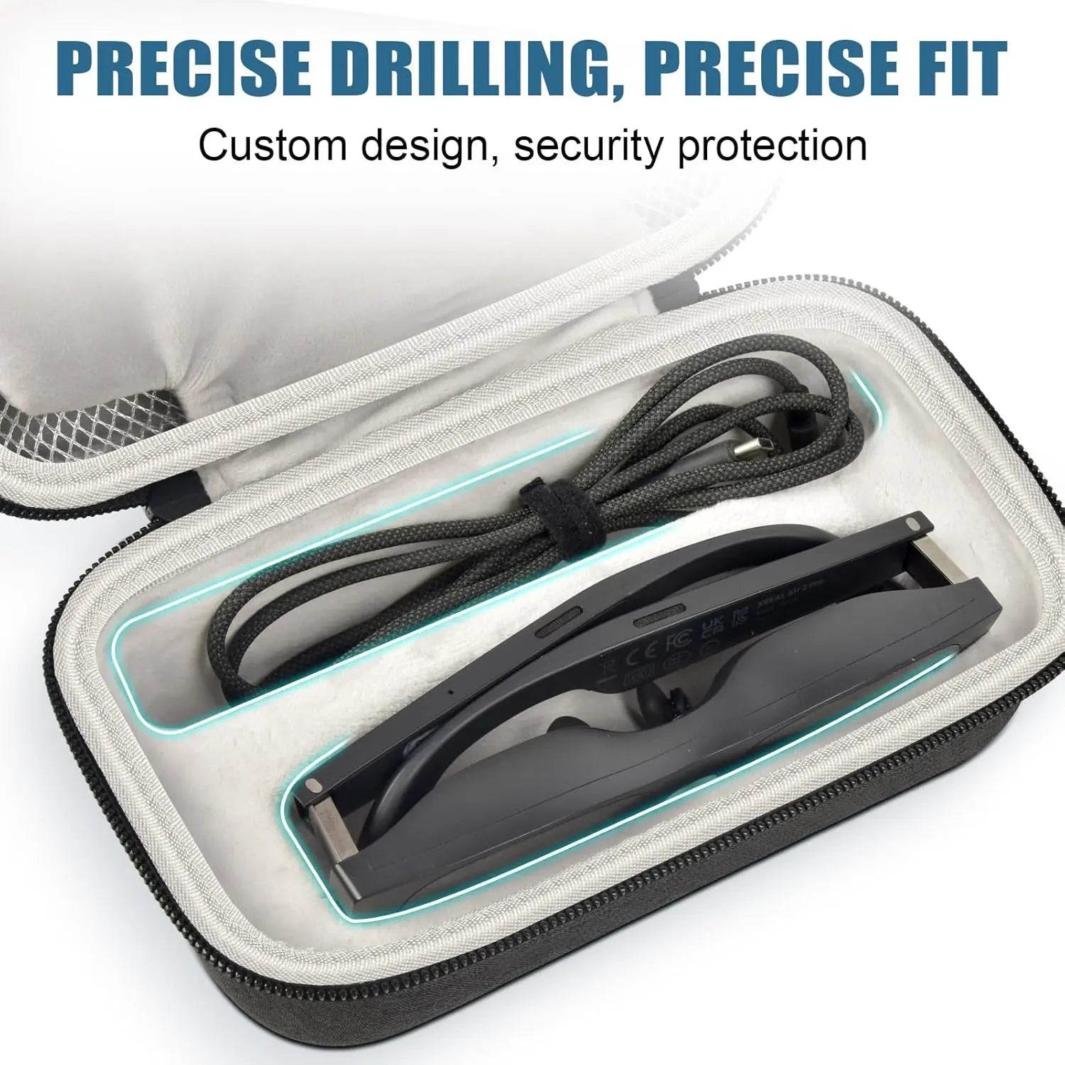 Etui na okulary ar dla xreal one pro/air/2, rayneo air 3s/pro i pudełka beam pro 3