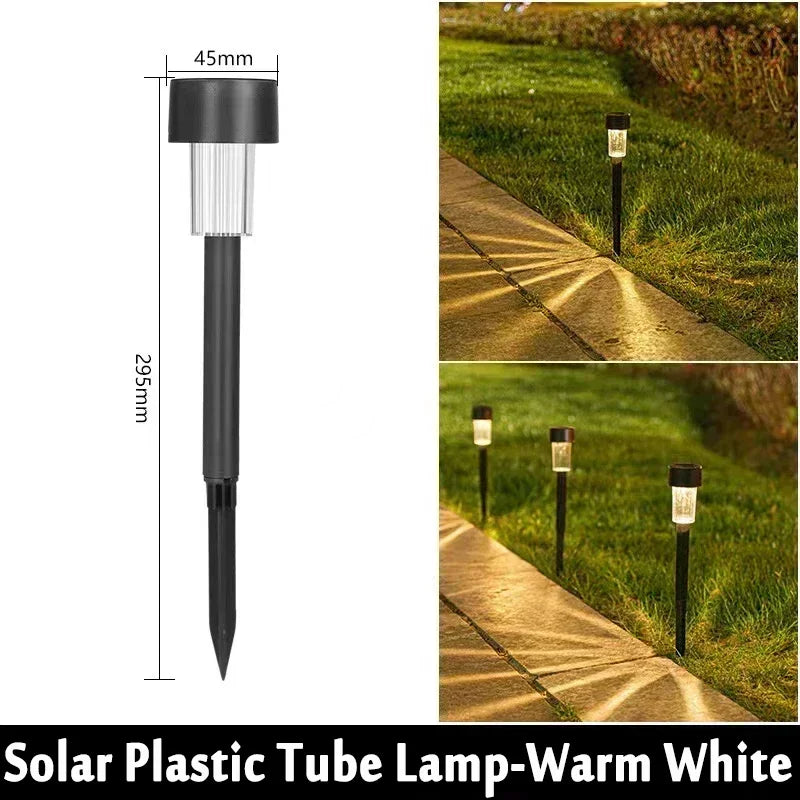 Vabena solarne lampy ogrodowe zewnętrzne - wodoodporne led na ścieżki i patio (10/20/30 szt.)