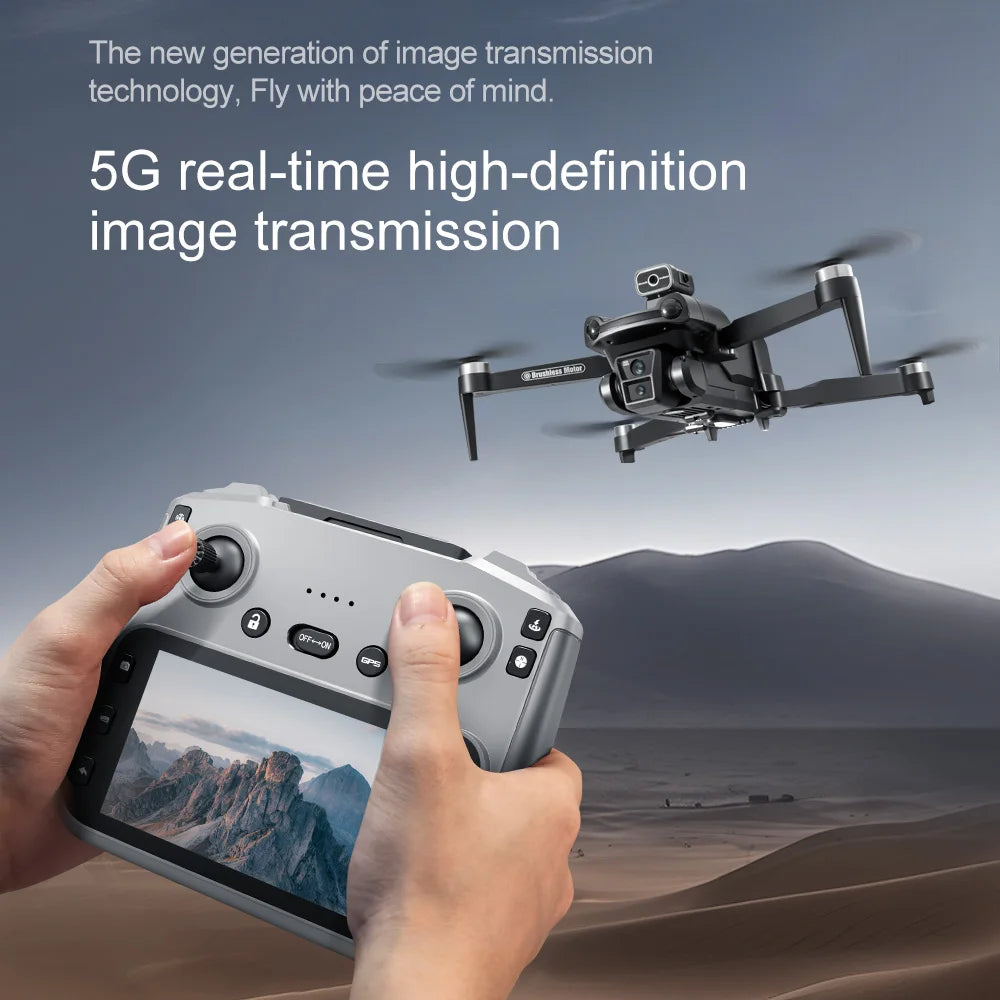 Lenovo V198Max GPS Drone | 4K/8K Dual Camera 5G FPV RC