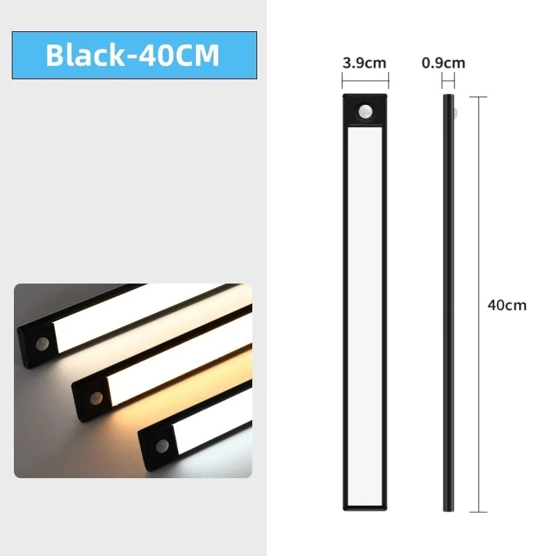USB-C Rechargeable Motion Sensor LED Cabinet Light - Kitchen & Wardrobe