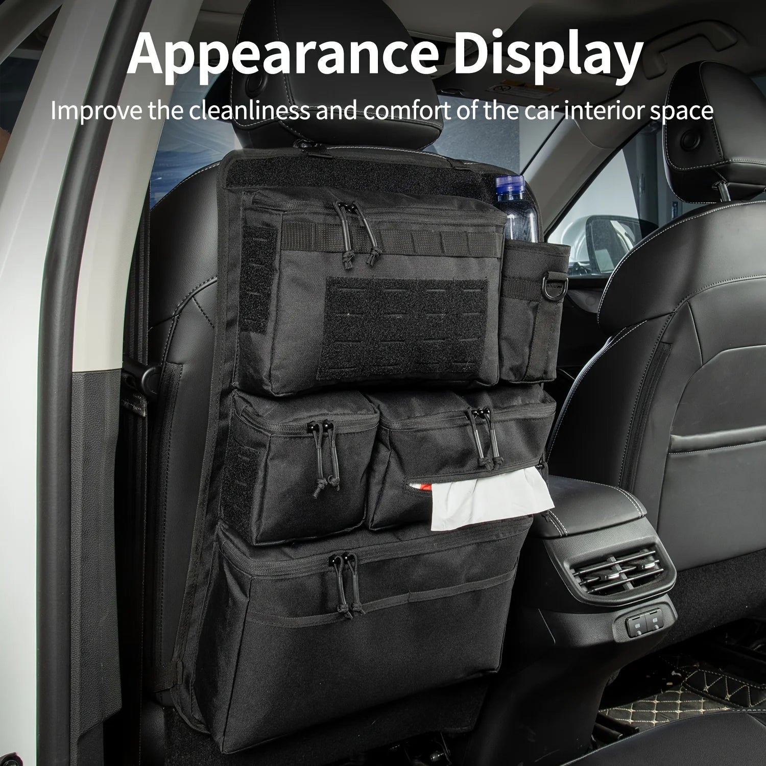 Vabena taktyczny organizer na fotel samochodowy – wielofunkcyjna torba przechowywania