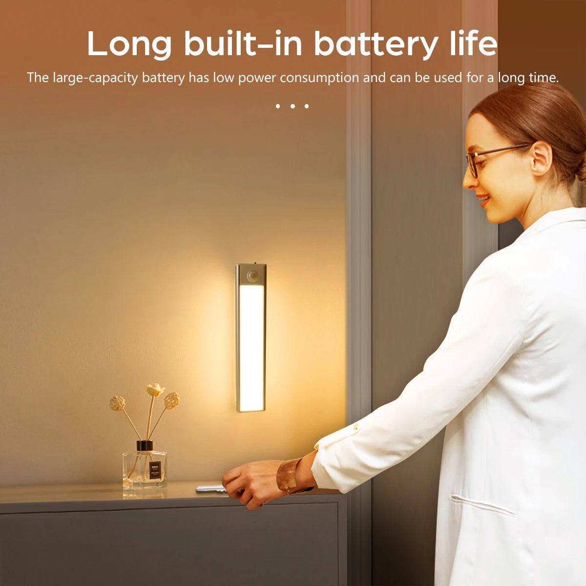 MALITAI Ultra-thin USB LED Cabinet Light - Hand Sweep Sensor