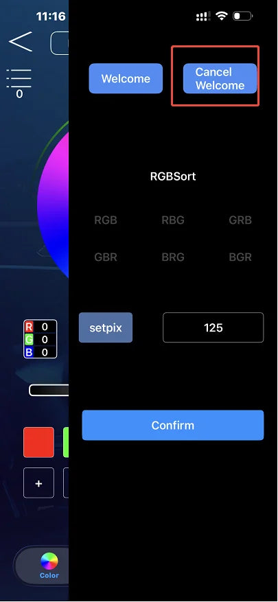 Zestaw ambientowego oświetlenia samochodowego led rgb 14/18 w 1