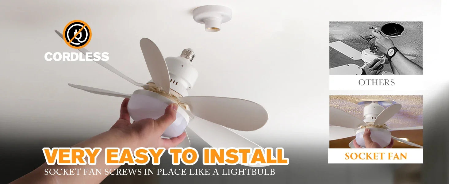 Wentylator sufitowy led vabena 40w e27 ze zdalnym ściemnianiem