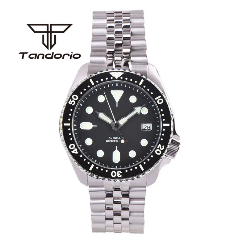 Zegarek automatyczny tandorio skx007 nh35 do nurkowania | solidny i stylowy