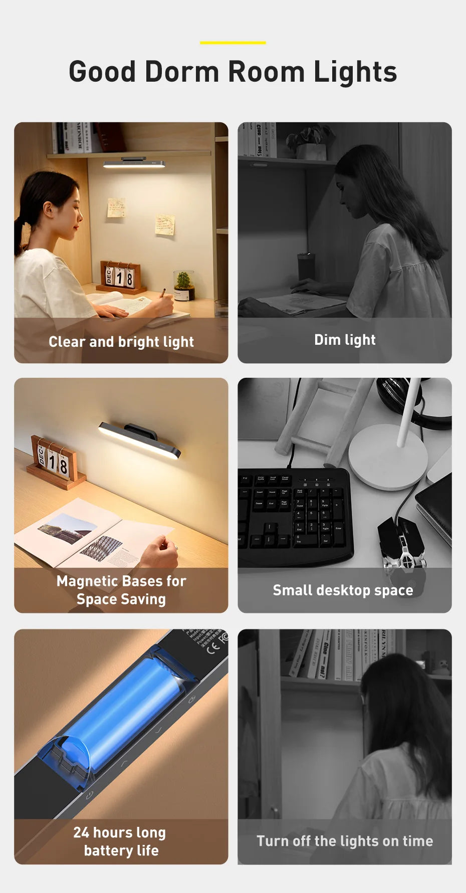 Baseus magnetyczna lampa na monitor – ochrona oczu i lampka biurkowa