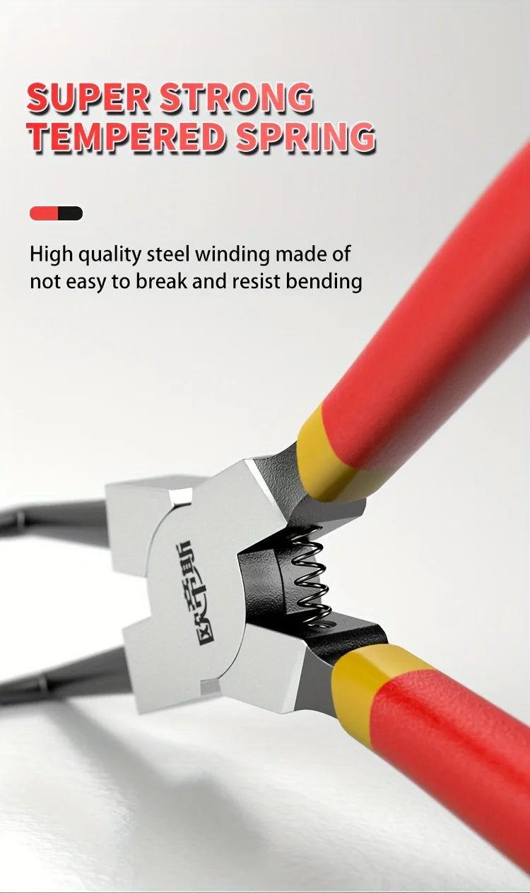 Oudisi Multi-function Retaining Ring Pliers Set - Universal Circlip Tool