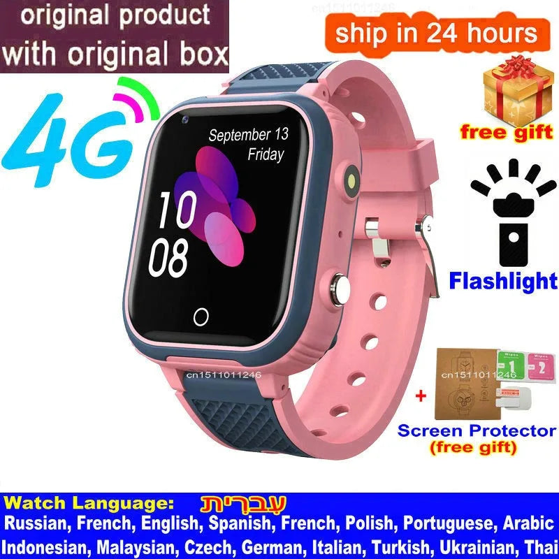 Lt21 smartwatch dla dzieci 4g – gps, rozmowy wideo, sos, wodoodporność ip67