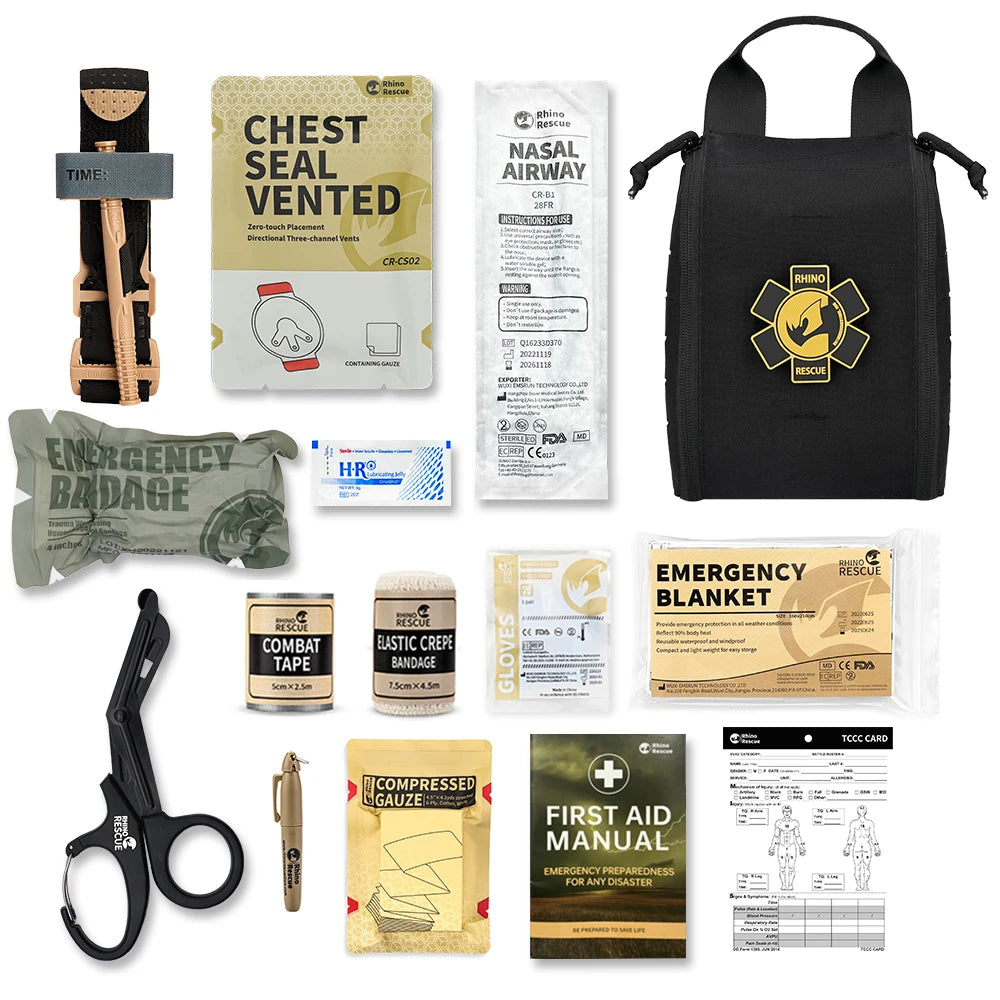 Apteczka rhino rescue 002m molle – niezbędny zestaw pierwszej pomocy outdoor