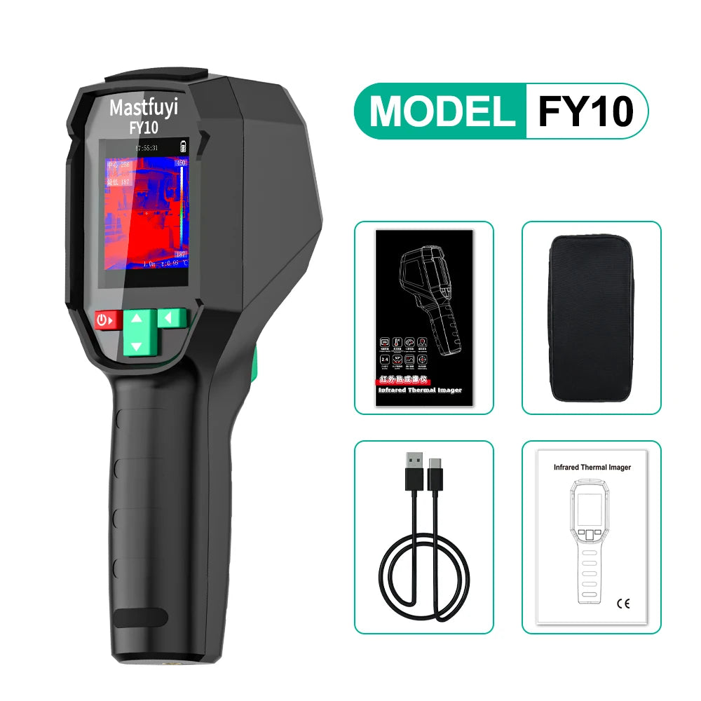 MASTFUYI Rechargeable Thermal Camera -20°C~550°C | Waterproof Handheld Imager