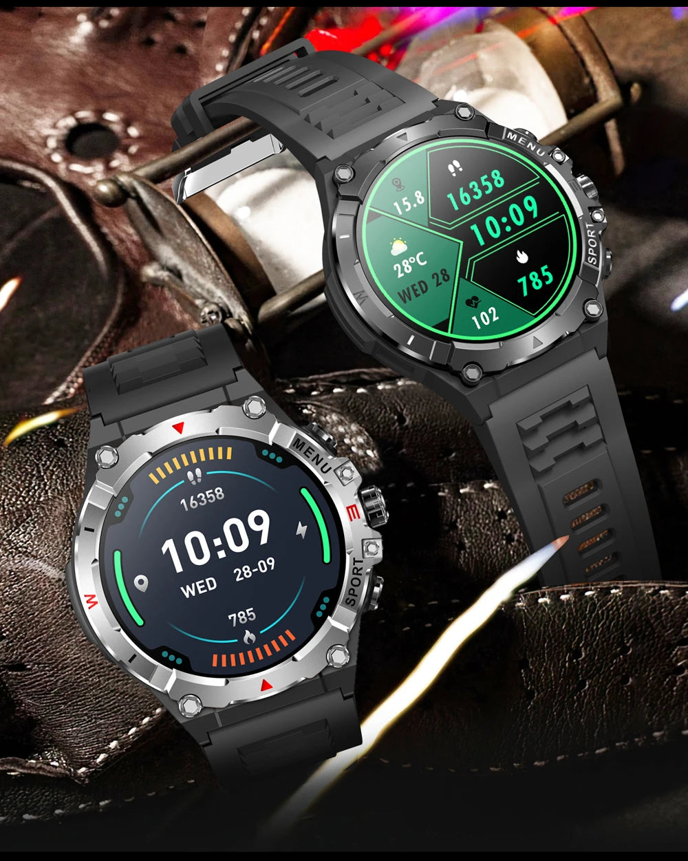Colmi v76 smartwatch gps | ultra amoled i rozmowy bluetooth