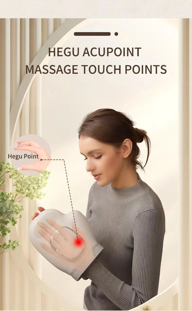Hand Massager with Compression & Vibration for Muscle Relief