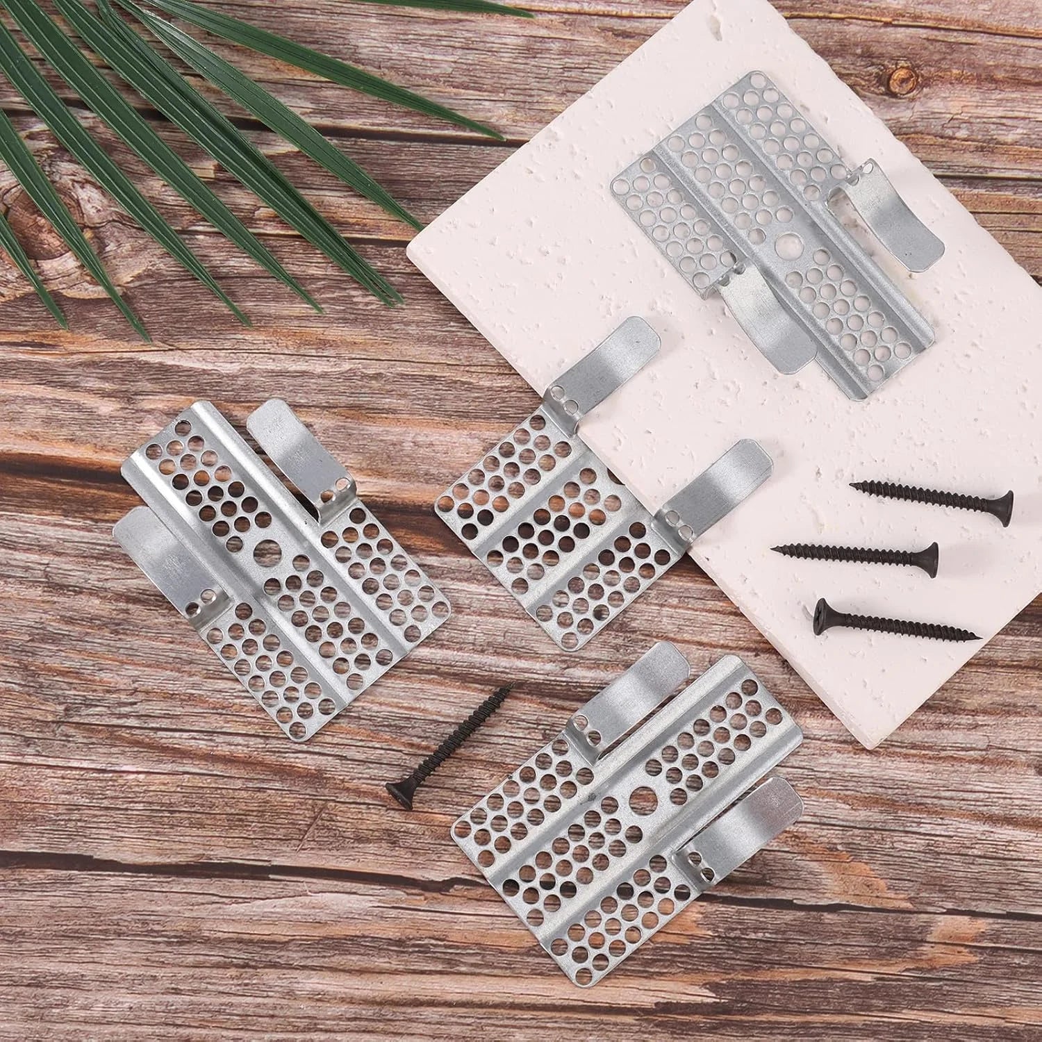 Heavy-Duty Drywall Repair Clips Kit - 10/20 Pcs with Screws for Wood & Steel Studs