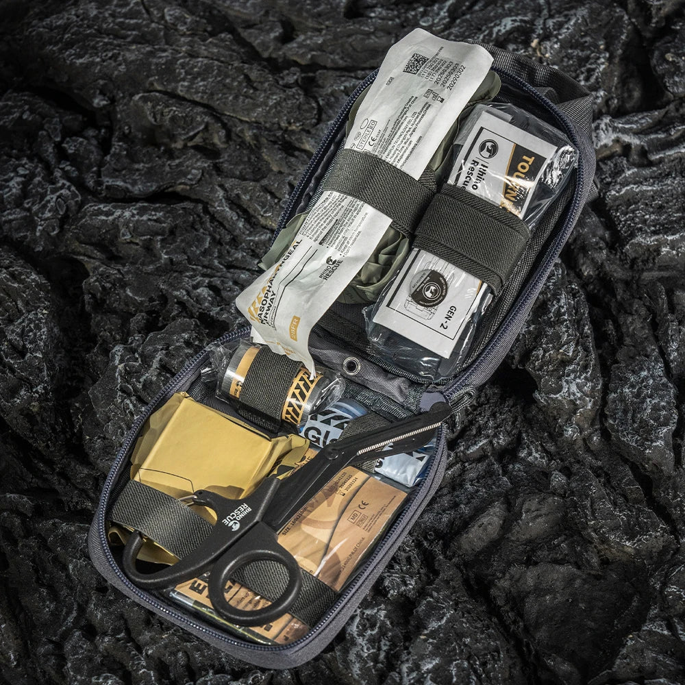 Apteczka rhino rescue edc – taktyczny zestaw przetrwania i pomocy pourazowej