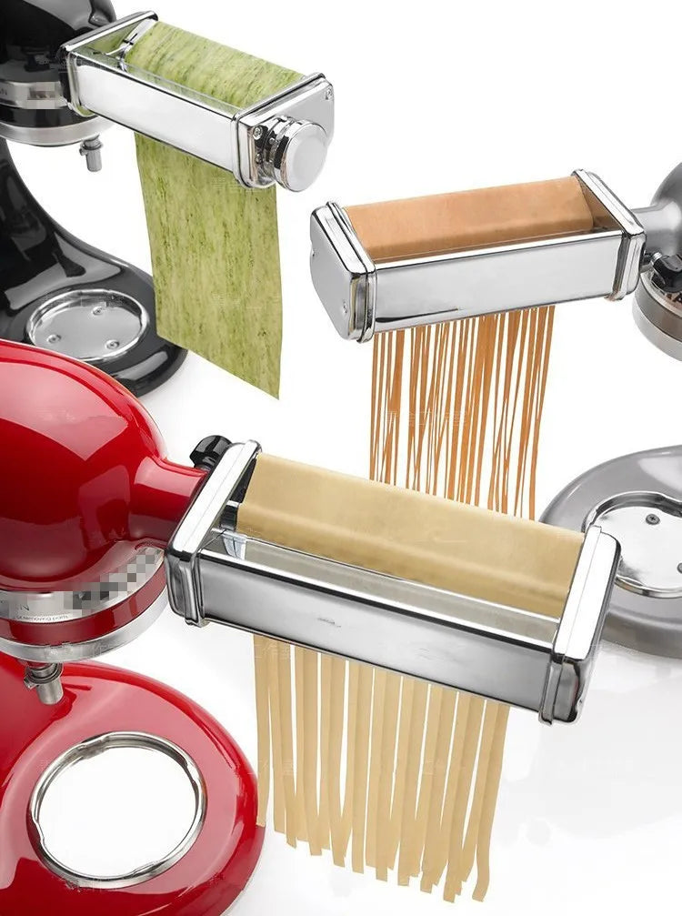 Przystawka do makaronu do miksera kitchenaid: wałkownica, krajalnica do spaghetti i fettuccine