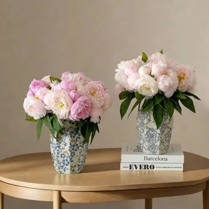 Exquisite Hand-Painted Blue & White Porcelain Vase | Luxury Home Decor