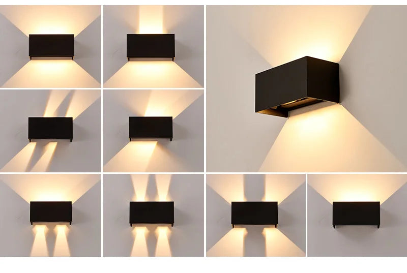 Pumous dwukierunkowa wodoodporna zewnętrzna lampa led