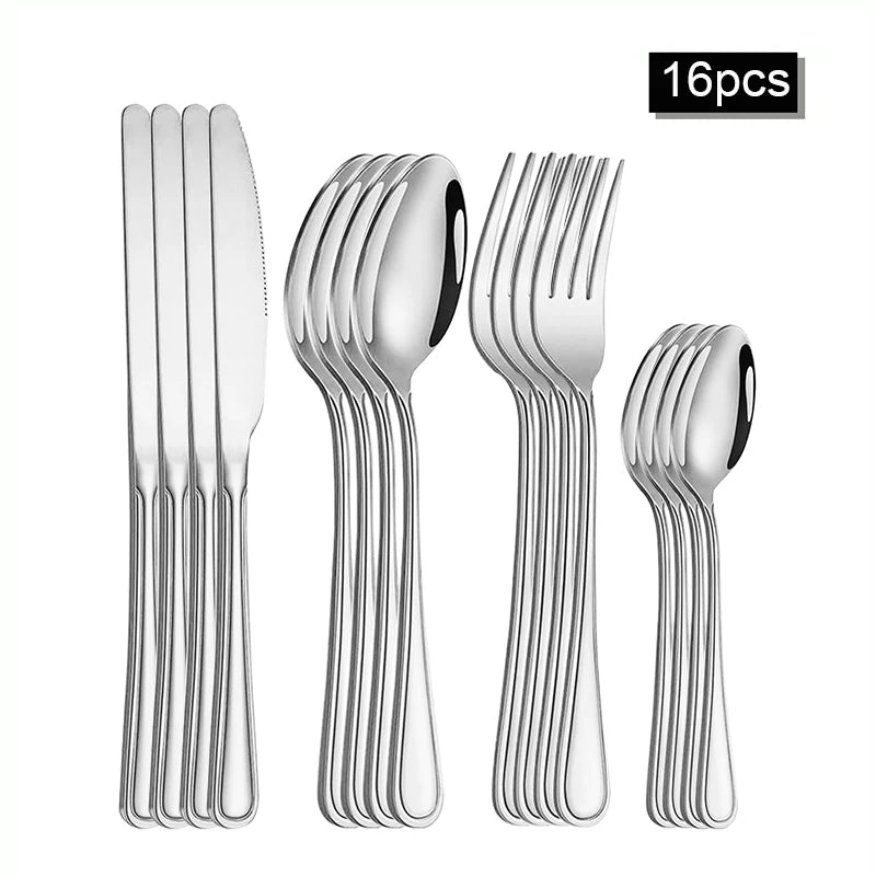 Luxury Stainless Steel Steak Cutlery Set for Restaurants & Hotels