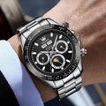 OLEVS 6654 Luxury Automatic Mechanical Chronograph Men's Watch Waterproof Luminous