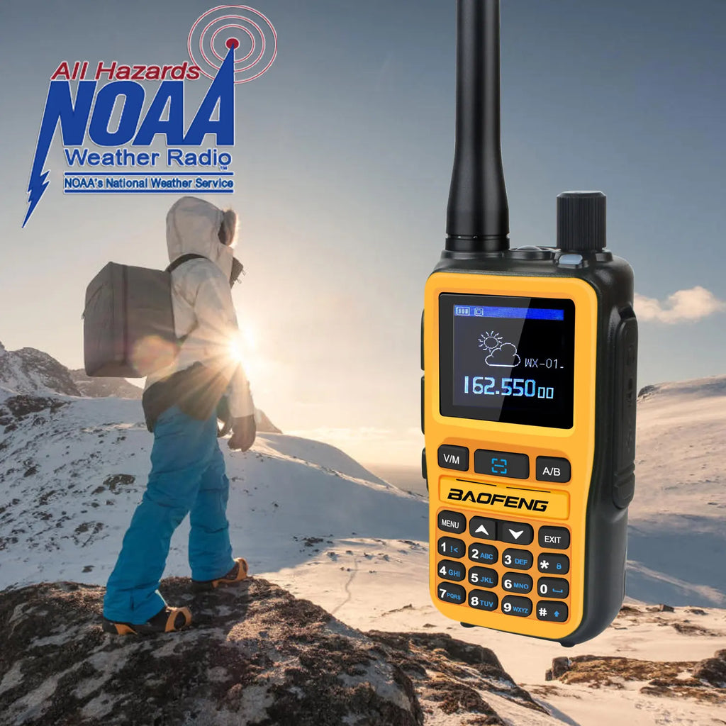 Baofeng uv-5r mini zestaw 2 sztuk dwuzakresowy radiotelefon kompaktowy 5w z odbiornikiem pasma lotniczego i ładowaniem usb-c