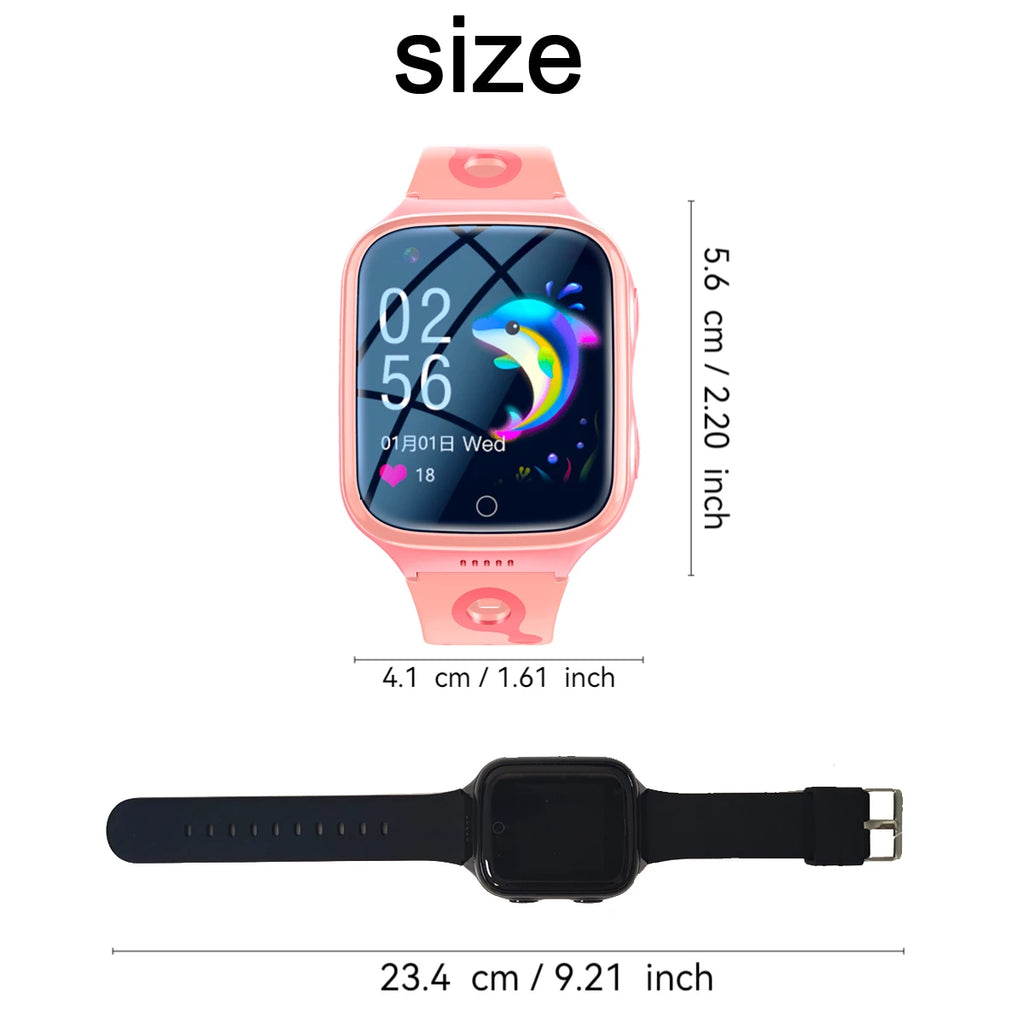 Kgg 4g smartwatch dziecięcy – lokalizator gps, rozmowy wideo, sos, wifi