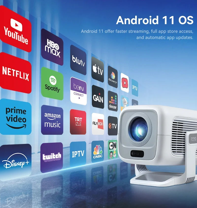 Projektor ditong x3plus hd | natywny 1080p 4k wifi6 android