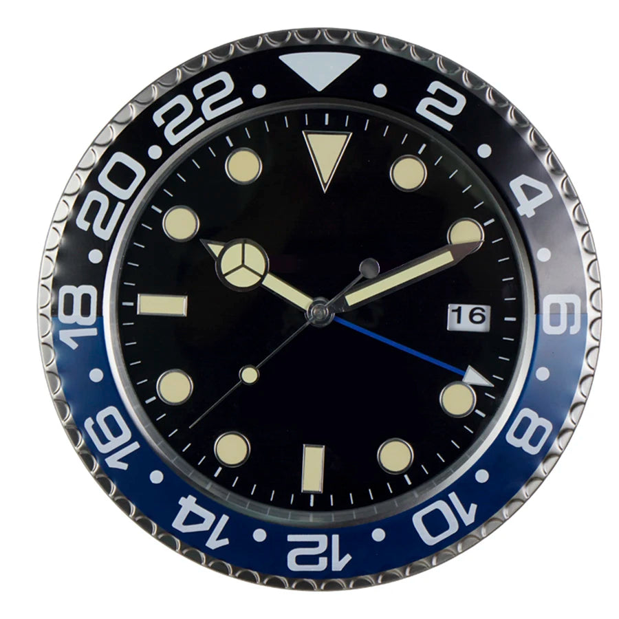 Luxury Creative Metal Wall Clock - Modern Luminescent Design