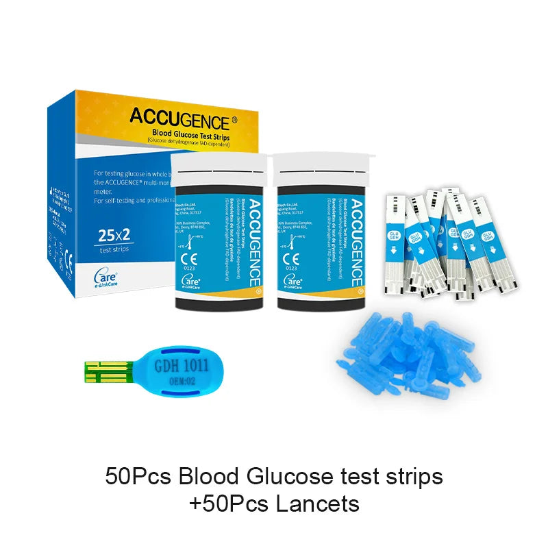 Wielofunkcyjny monitor 4w1: testy hemoglobiny, ketonów, glukozy, kwasu moczowego