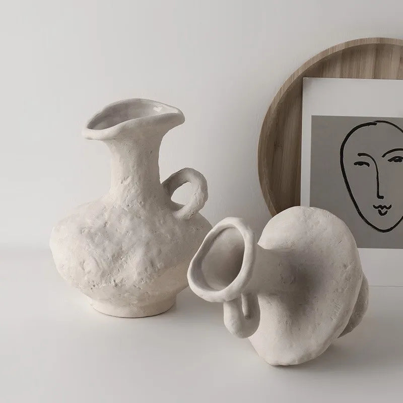 Vabena Nordic Ceramic Hydroponic Vase | Table & Bathroom Decor