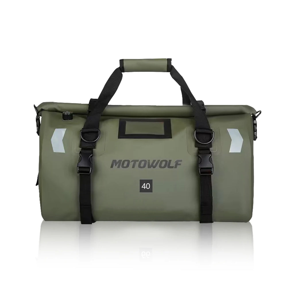 Wodoodporna torba motocyklowa na bagaż | suchy plecak rolowany | 20l, 40l, 66l