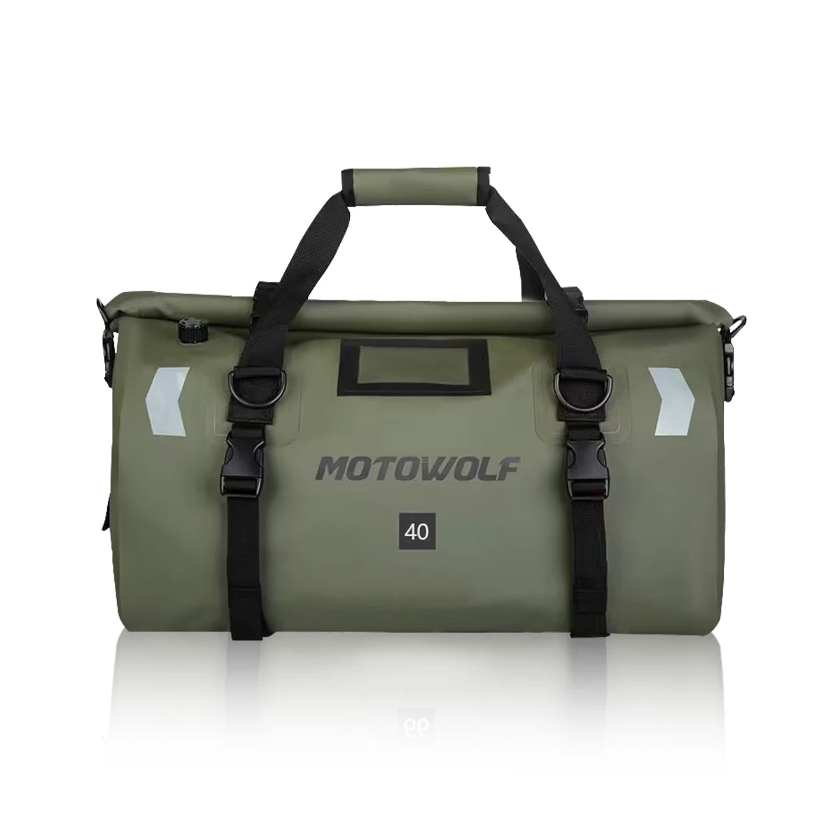 Wodoodporna torba motocyklowa na bagaż | suchy plecak rolowany | 20l, 40l, 66l