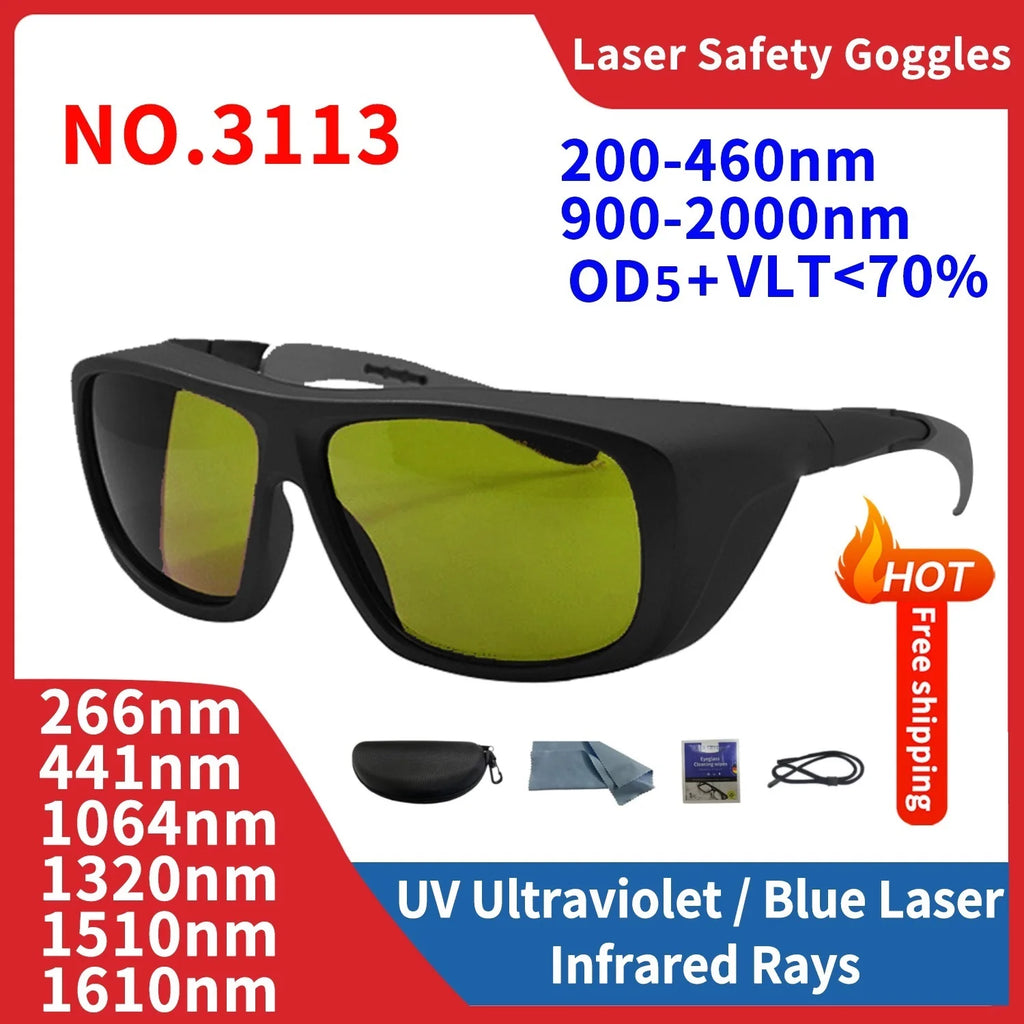 Okulary ochronne laserowe – ochrona oczu uv, ir, ipl, fpv 1064nm, 532nm
