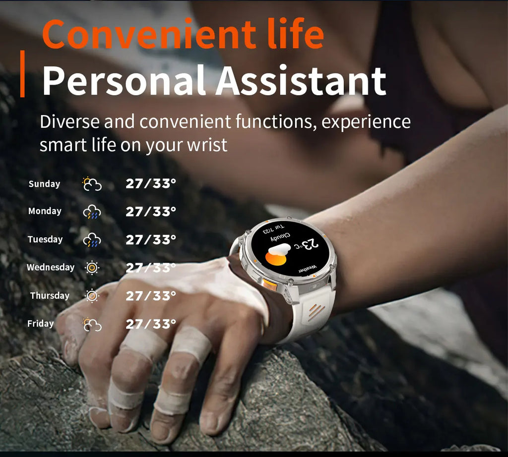 T-rex3 pro smartwatch | bateria 1100mah, gps, wodoodporny 5atm, wojskowy standard