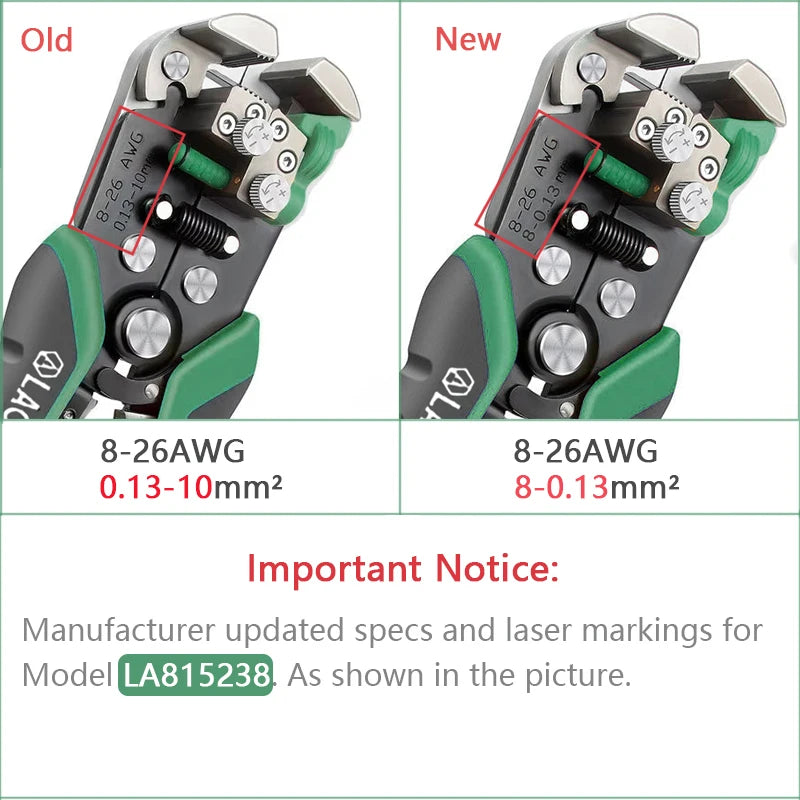 LAOA Automatic Wire Stripper Crimper Pliers - Electrician Tool