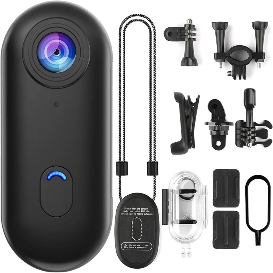 Vabena mini kamera akcji 4k – wodoodporna kamera pov do przygód