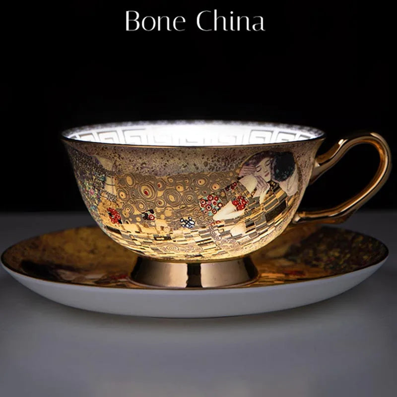 Vabena Luxury European Bone China Coffee & Tea Set - Elegant Tableware