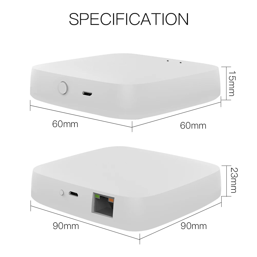 Moes przewodowa brama zigbee 3.0 – koncentrator ethernet do inteligentnego domu