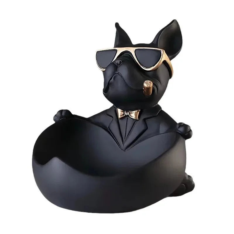Elegancka figurka psa pudełko do przechowywania - stylowy dodatek dla zwierząt