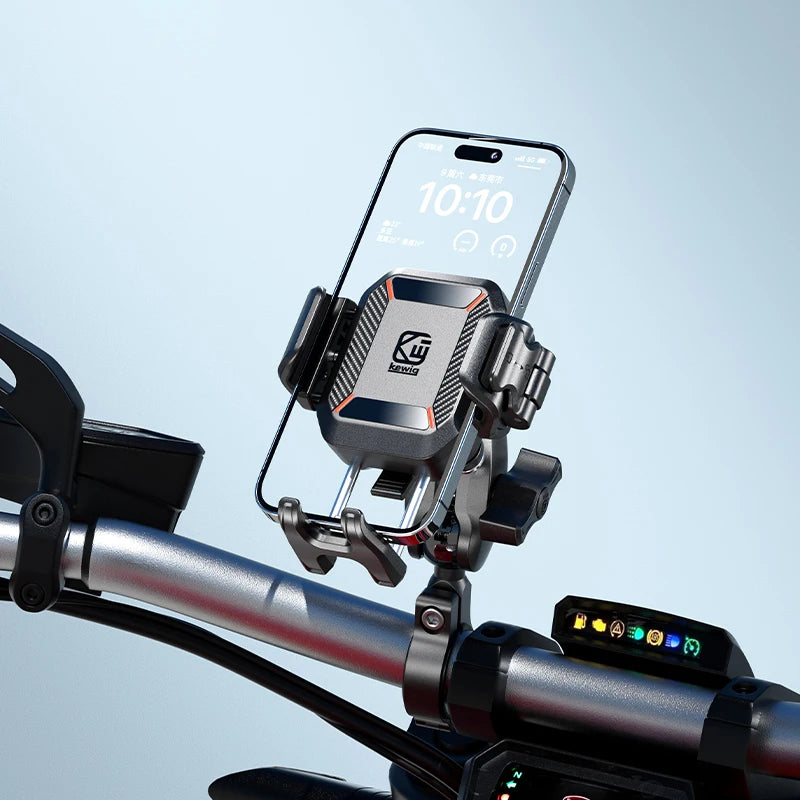Uchwyt motocyklowy na telefon apex rush – ładowarka bezprzewodowa 15w i usb-c 36w