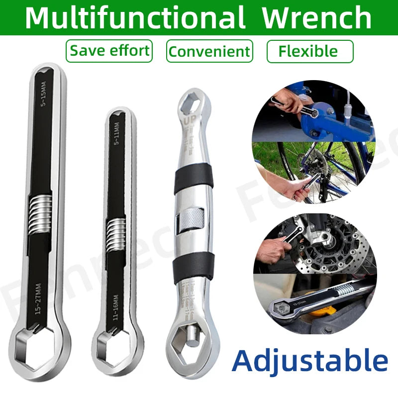 23-in-1 Universal Adjustable Wrench | Multi-Function Car Repair Hand Tool 7-19mm