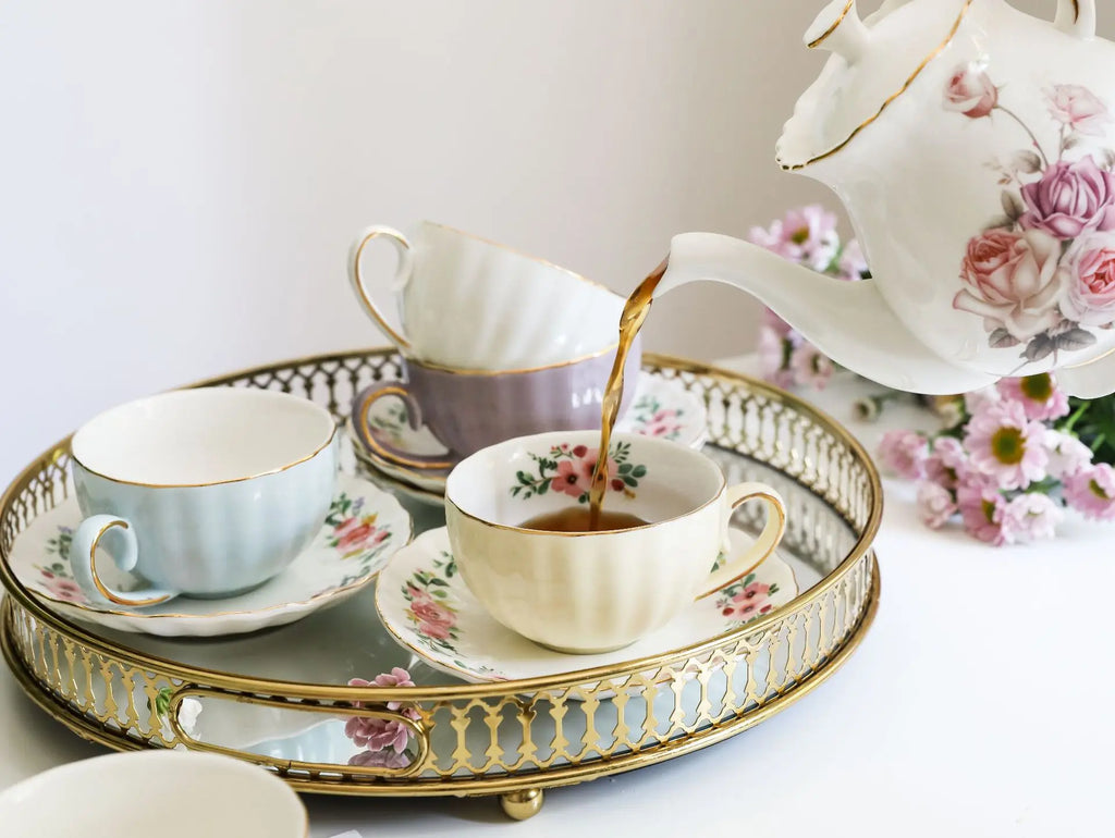 Vabena Luxury Bone China Coffee & Tea Set - Elegant Serveware