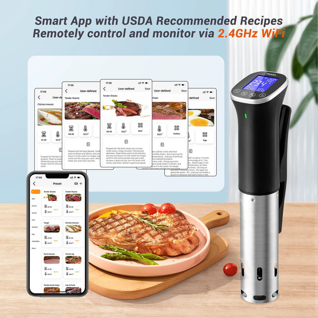 INKBIRD ISV-300W WiFi Sous Vide Machine - Precision Cooking