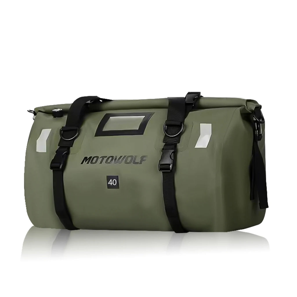 Wodoodporna torba motocyklowa na bagaż | suchy plecak rolowany | 20l, 40l, 66l