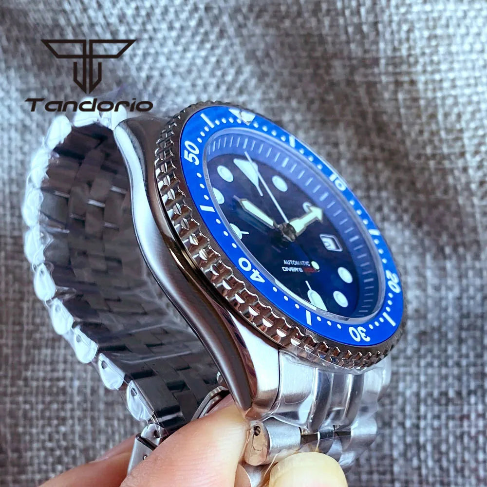 Zegarek automatyczny tandorio skx007 nh35 do nurkowania | solidny i stylowy