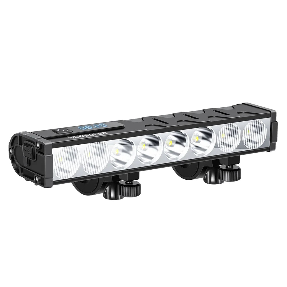 Lampa rowerowa newboler 10000 lumenów - ładowana usb do mtb i szosy