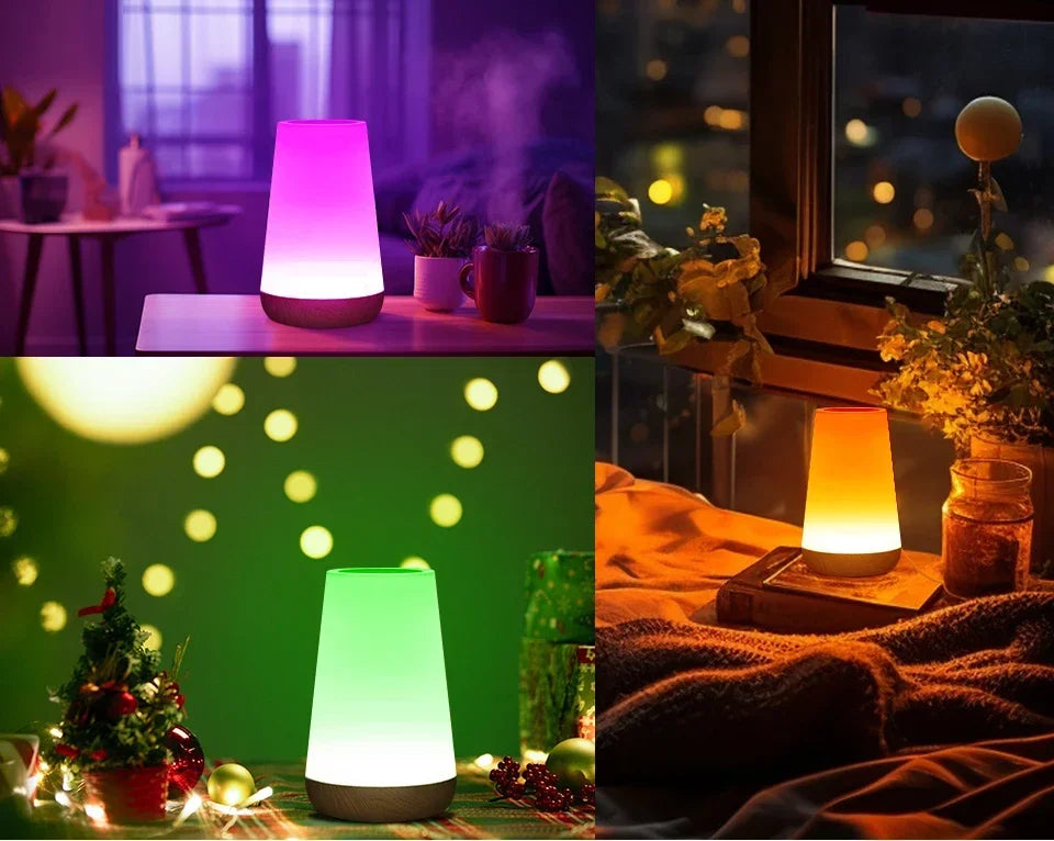 Inteligentna lampka nocna tuya wifi led - ściemniana lampa dotykowa z usb, alexa i google home