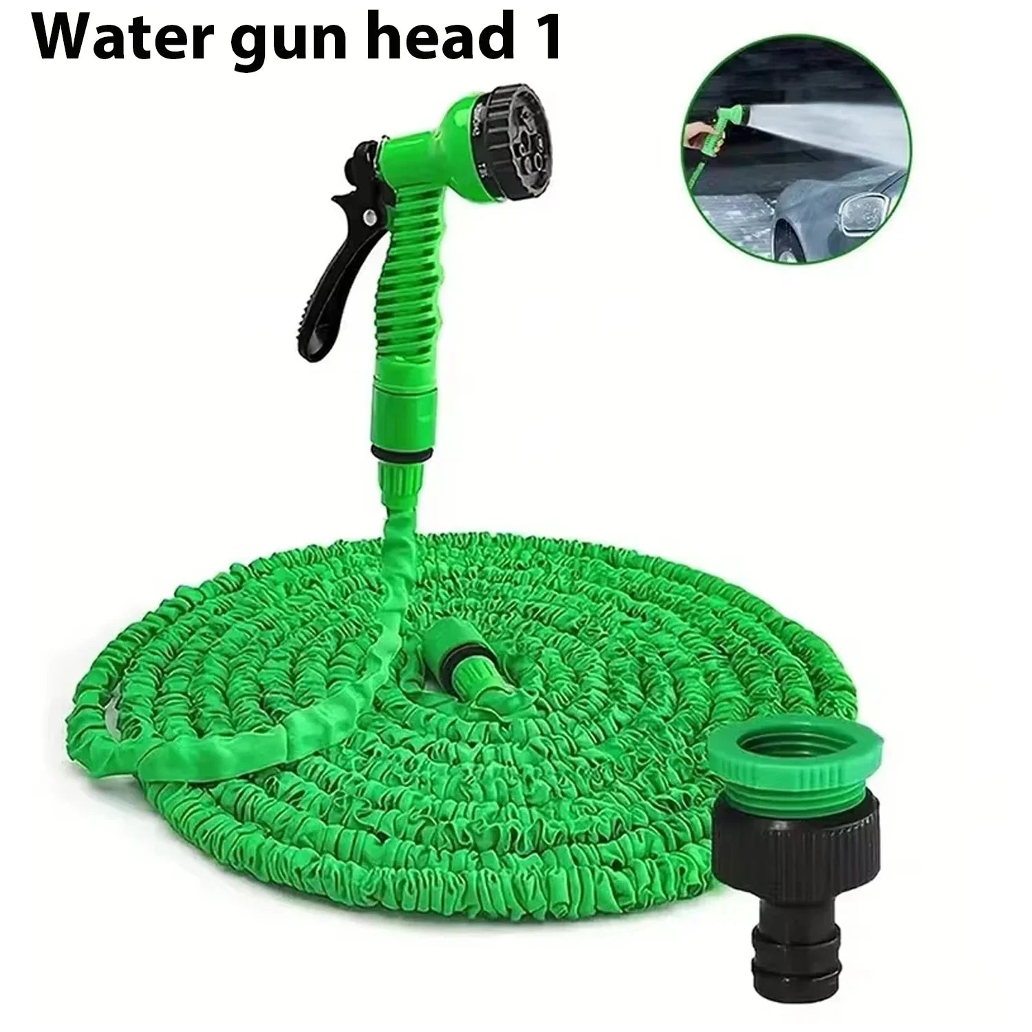 Multi-Pattern Garden Hose Nozzle - Car Wash & Yard Sprayer