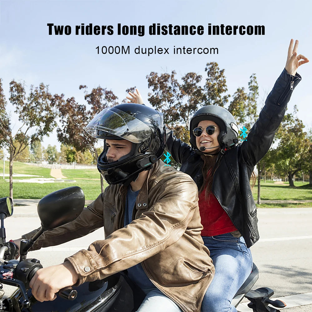 Freedconn t-com vb motocyklowy interkom bluetooth | zestaw słuchawkowy dla 6 motocyklistów i radio fm