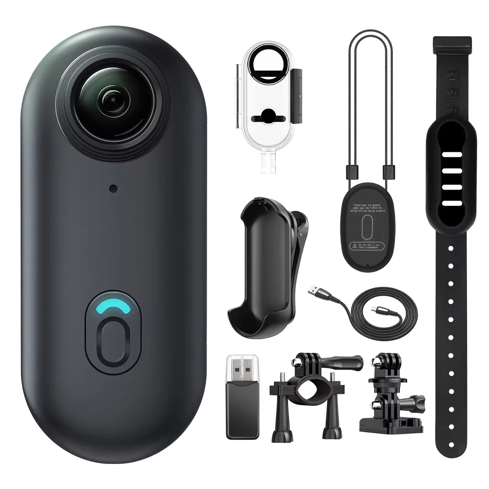 Kieszonkowa kamera sportowa 4k mini | idealna do vlogowania i sportu